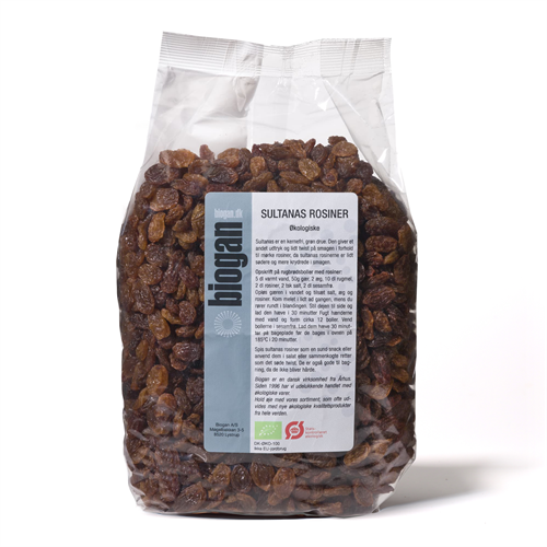 ROSINER sultanas 500g ØKO